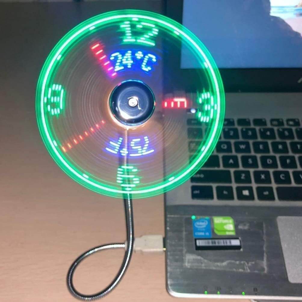 CoolClock USB LED Fan